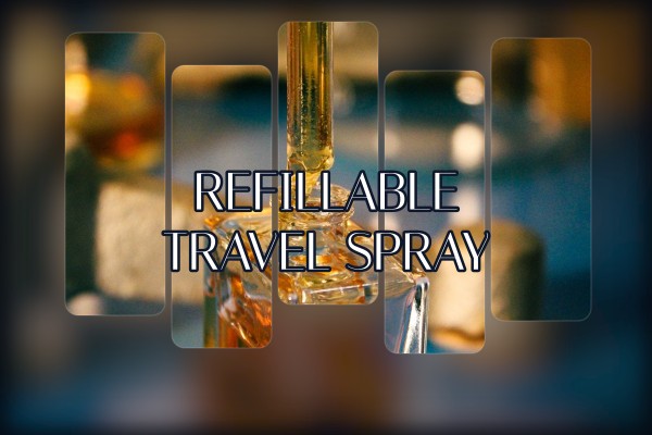 refillable travel spray